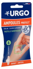 Urgo Ampoules Protect Pastille Sur&eacute;paissie Orteil et Doigt 6 Pansements