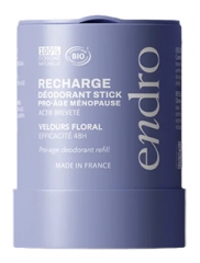 Endro D&eacute;odorant Stick 48 H Velours Floral Pro-&Acirc;ge M&eacute;nopause Recharge Bio 50 g