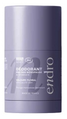 Endro D&eacute;odorant Stick 48 H Velours Floral Pro-&Acirc;ge M&eacute;nopause Bio 50 g