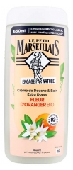 Le Petit Marseillais Cr&egrave;me de Douche et Bain Extra Douce &agrave; la Fleur d'Oranger Bio 650 ml
