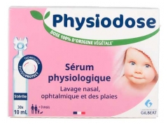 Physiodose S&eacute;rum Physiologique V&eacute;g&eacute;tale 30 X 10 ml
