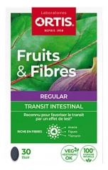 Ortis Fruits & Fibres Regular Transit Intestinal 30 Comprim&eacute;s