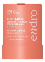 Endro Recharge D&eacute;odorant Stick 48H - Parfum Rose-Framboise