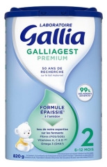 Gallia Galliagest 2&egrave;me &Acirc;ge 820 g de 6 a 12 Mois