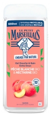 Le Petit Marseillais Gel Douche Extra Doux P&ecirc;che Blanche Bio & Nectarine Bio 650 ml