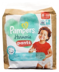 Pampers Harmonie Pants Taille 6 Couches-Culottes x 24 15 kg et + Emballage Recycl&eacute;