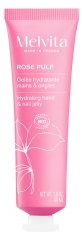 Melvita Pulpe de Rose Gel&eacute;e Hydratante Ongles & Mains Bio 30 ml