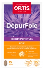 Ortis D&eacute;purFoie Besoin Ponctuel 15 Comprim&eacute;s