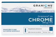 Granions ? de Chrome 200 ?g Ampoules