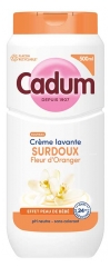 Cadum Cr&egrave;me Lavante Surdoux Fleur d'Oranger Effet Peau de B&eacute;b&eacute; 500 ml