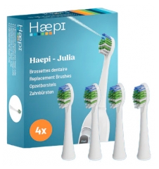 Haepi - Julia Brossettes Dentaire 4 Unit&eacute;s