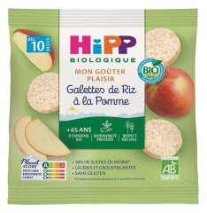 Hipp Galettes de Riz &agrave; la Pomme Sachet 30 g D&egrave;s 10 Mois