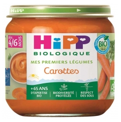 Hipp Carottes Pots 125 g D&egrave;s 4/6 Mois