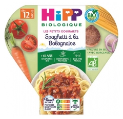 Hipp Spaghetti &agrave; la Bolognaise Assiette 230 g D&egrave;s 12 Mois