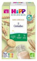 Hipp 5 C&eacute;r&eacute;ales Bo&icirc;te 250 g D&egrave;s 6 Mois