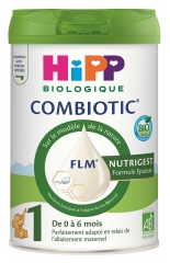 HiPP Combiotic Lait 1 Nutrigest &Eacute;paissi de 0 &agrave; 6 Mois 800 g