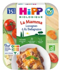 HiPP Lasagnes &agrave; la Bolognaise 15M+ Bio 250 g