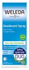 Weleda Duo D&eacute;odorant Spray Sauge - 2 X 100 ml