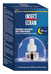 Insect Ecran Diffuseur Anti-Moustiques 45 Nuits 1 Recharge 30 ml