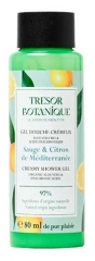 Tr&eacute;sor Botanique Gel Douche Sauge & Citron de M&eacute;diterran&eacute;e 80 ml