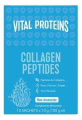 Vital Proteins Collagen Peptides - Collag&egrave;ne Beaut&eacute; Peau Cheveux Ongles - 10 Sticks de 10 g