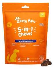 Zesty Paws Friandises pour Chien Multifonctions Dinde 200 g
