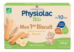Physiolac Bio Mon 1er Biscuit D&egrave;s 10 Mois 24 Biscuits