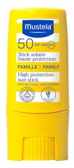 Mustela Stick Solaire Haute Protection Spf50 Famille 9 ml
