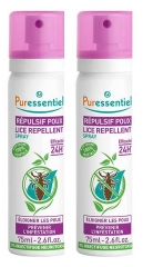 Puressentiel Spray R&eacute;pulsif Poux 2 x 75 ml