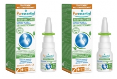 Puressentiel Respiratoire Spray Nasal D&eacute;congestionnant Lot de 2 x 15 ml