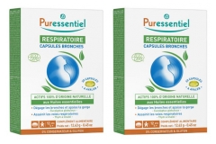 Capsules respiratoires apaisantes bio pour les bronches - Lot de 2 x 30

