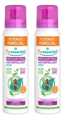 Spray R&eacute;pulsif Poux Bio Puressentiel - Lot de 2 x 200 ml