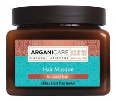 Arganicare Masque Nourrissant R&eacute;parateur Cheveux Boucl&eacute;s Argan