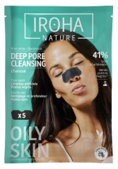Iroha Nature Charbon Patchs Nez X 5