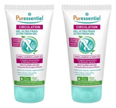 Puressentiel Circulation Gel Ultra Frais aux 17 Huiles Essentielles Lot de 2 x 125 ml