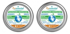 Gommes &agrave; la Menthe et &agrave; l'Eucalyptus pour le Bien-&Ecirc;tre Respiratoire - Lot de 2 x 45 g