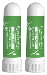 Puressentiel Respiratoire Inhalateur aux Huiles Essentielles Lot de 2 x 1 ml