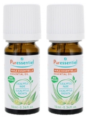 Huile Essentielle Bio d'Eucalyptus Radi&eacute; - Lot de 2 x 10 ml
