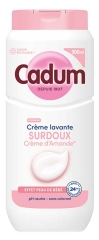 Cadum Cr&egrave;me Lavante Surdoux Cr&egrave;me d'Amande Effet Peau de B&eacute;b&eacute; 500 ml