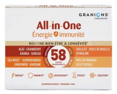 Granions All-In-One Immunit&eacute; & &Eacute;nergie 60 Comprim&eacute;s S&eacute;cables