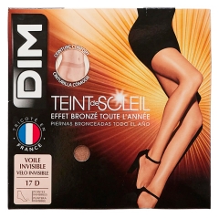 DIM Collant Ceinture Confort Teint de Soleil Effet Bronz&eacute; Toute l'Ann&eacute; 1 Paire