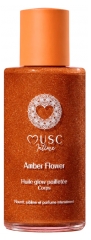 Musc Intime Huile Glow Paillet&eacute;e Corps Amber Flower 100 ml
