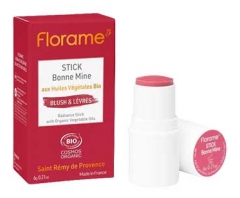 Florame Stick Bonne Mine aux Huiles V&eacute;g&eacute;tales Blush & L&egrave;vres Bio 6 g