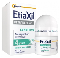 Etiaxil D&eacute;transpirant Aisselles Peaux Sensibles Transpiration Excessive Roll-On 15 ml
