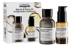 Absolut Repair Molecular L'Or&eacute;al Professionnel Shampoing Professionnel 100 ml + Huile Bi-Phase R&eacute;paratrice 30 ml