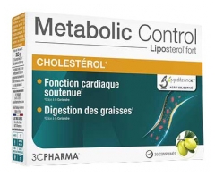 3C Pharma Metabolic Control Cholest&eacute;rol Liposterol Fort 30 Comprim&eacute;s