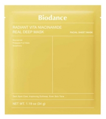 Biodance Radiant Vita Niacinamide Real Depp Masque Visage 34 g