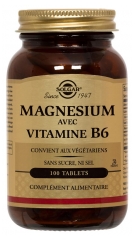 Suppl&eacute;ment de Magn&eacute;sium et Vitamine B6 100 Comprim&eacute;s
