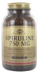 Solgar Spiruline 750 mg G&eacute;lules V&eacute;g&eacute;tales