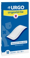 Pansement st&eacute;rile adh&eacute;sif Urgo Urgost&eacute;rile 10 x 20 cm - Lot de 10